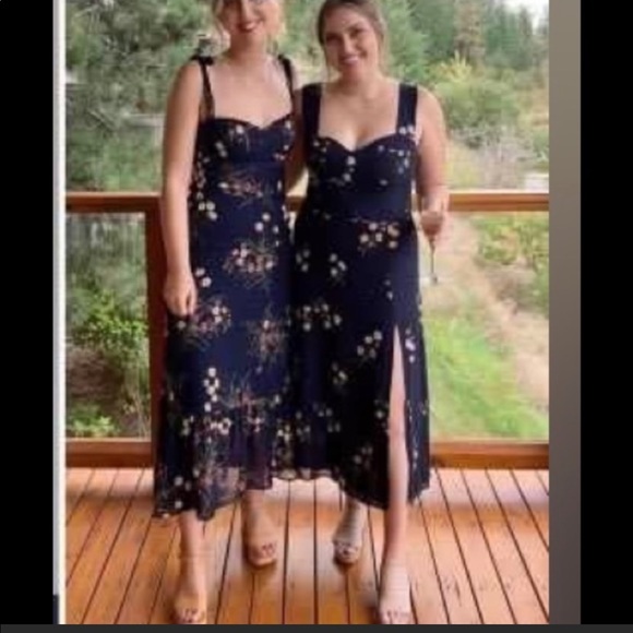 Reformation fulton dress Princess Margaret AUTHENTIC - Picture 6 of 15